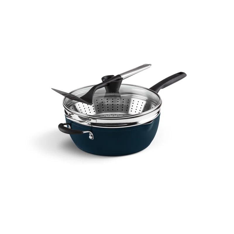 Cuisinart Cuisinart Preferred Pan 4 Piece Set (4.5 Qt. Multi-Purpose Pan with Cover, Steamer, Slotted Turner)