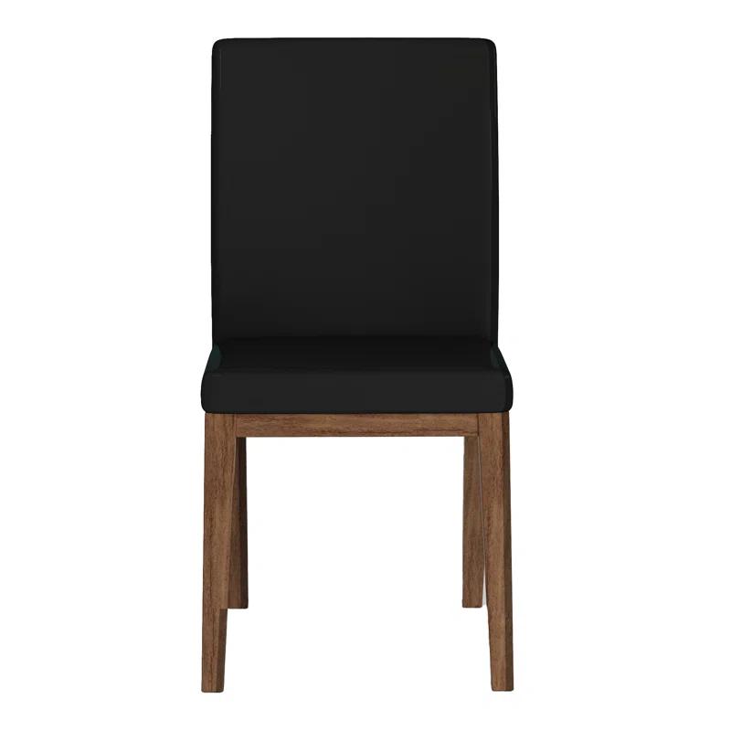 Emma Curved Back Side Chair w/ Solid Wood Frame - 2 per box