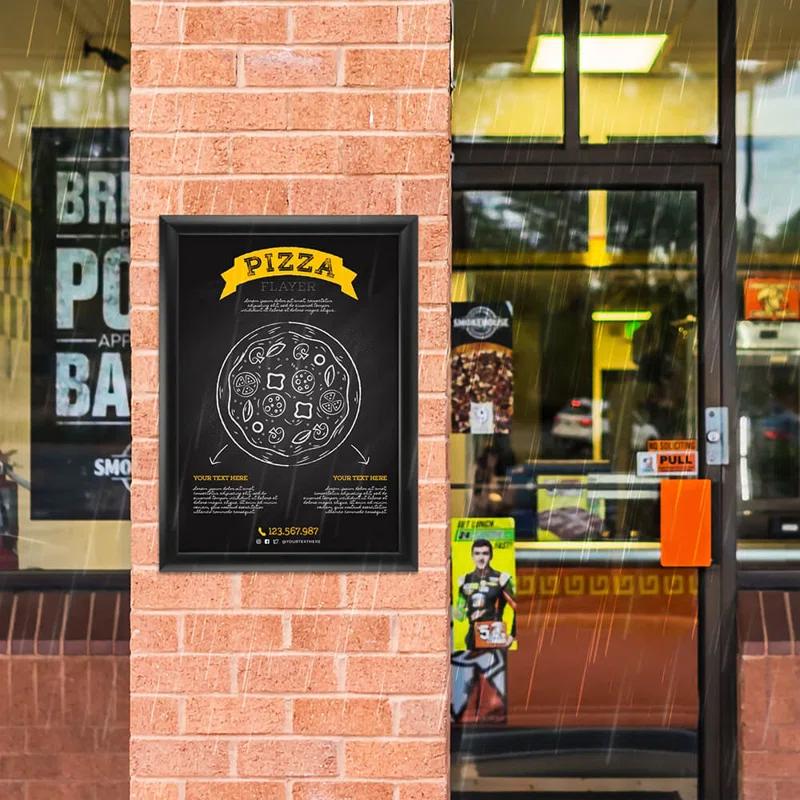 MT Displays Weatherproof Outdoor Snap Poster Frame