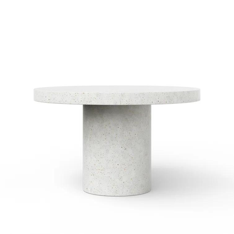 Maraca Concrete Pedestal Dining Table