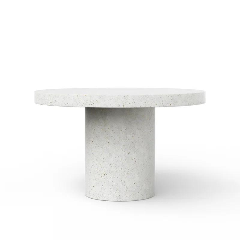 Maraca Concrete Pedestal Dining Table