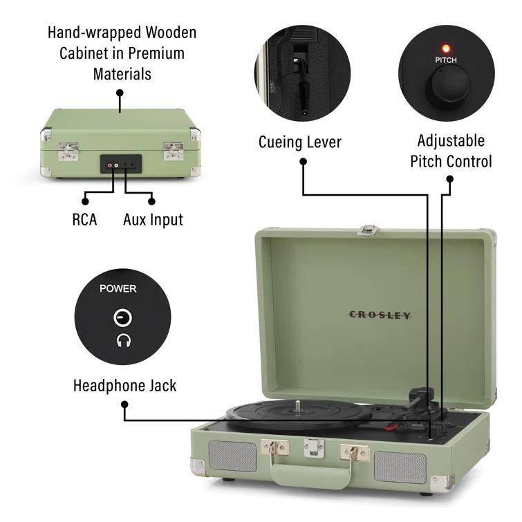 Crosley Cruiser Deluxe Turntable