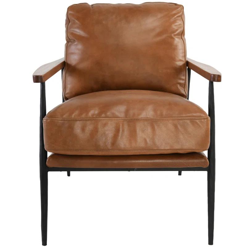 Arnold Genuine Leather Armchair