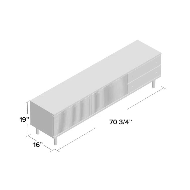AllModern Dakota 71'' Media Console & Reviews | AllModern