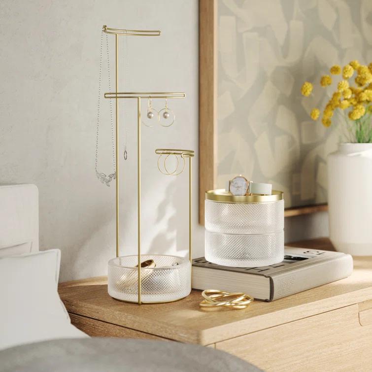 Umbra Tesora Glass Jewelry Storage Box