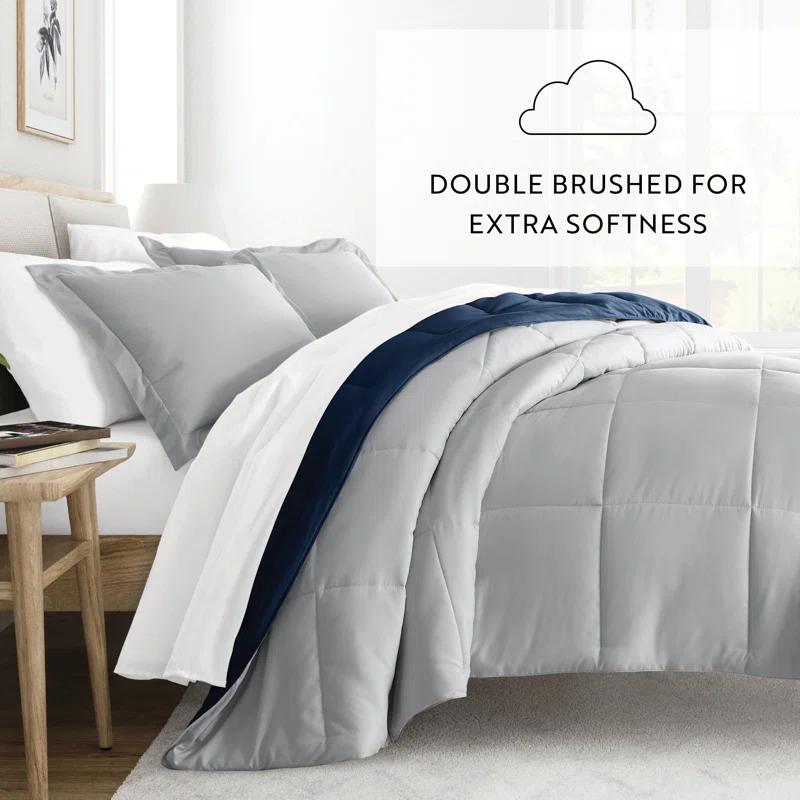 Becky Cameron Reversible Down-Alternative Comforter Bedding Set