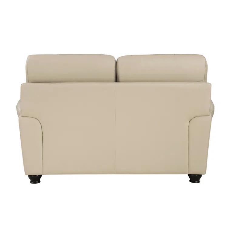 Darby Home Co Adenn 62.5'' Faux Leather Loveseat