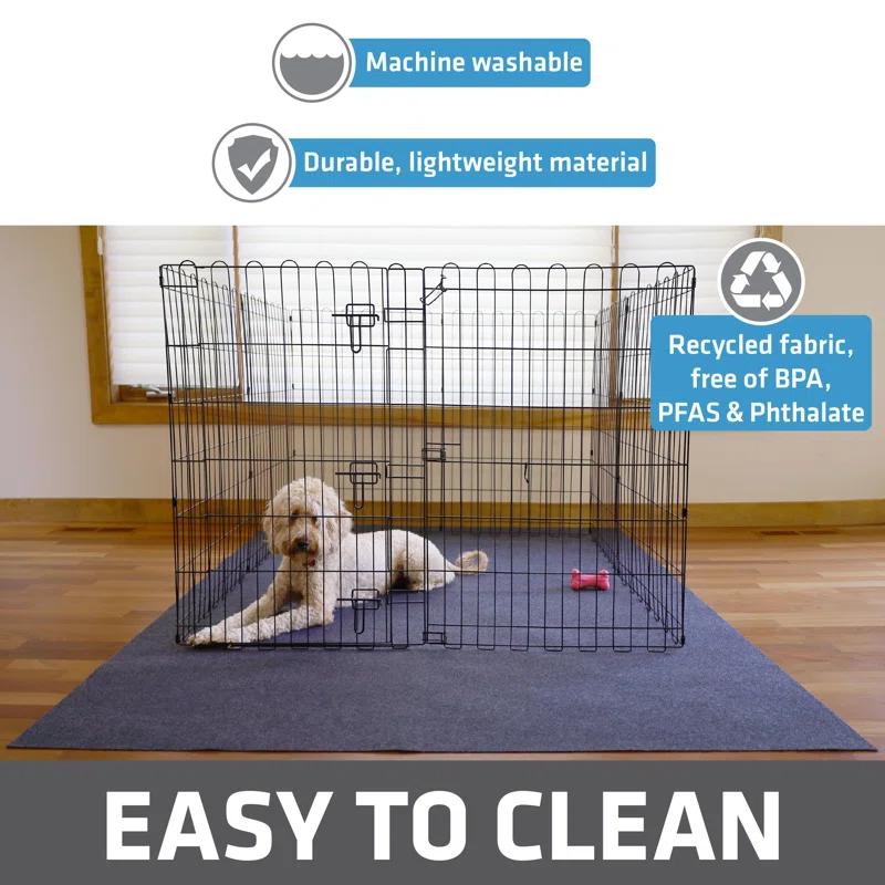 XL Dog Playpen Mat, Reusable Puppy Pad For Pet Training, Housebreaking, And Incontinence – Absorbent, Waterproof, Non-Slip, Machine Washable