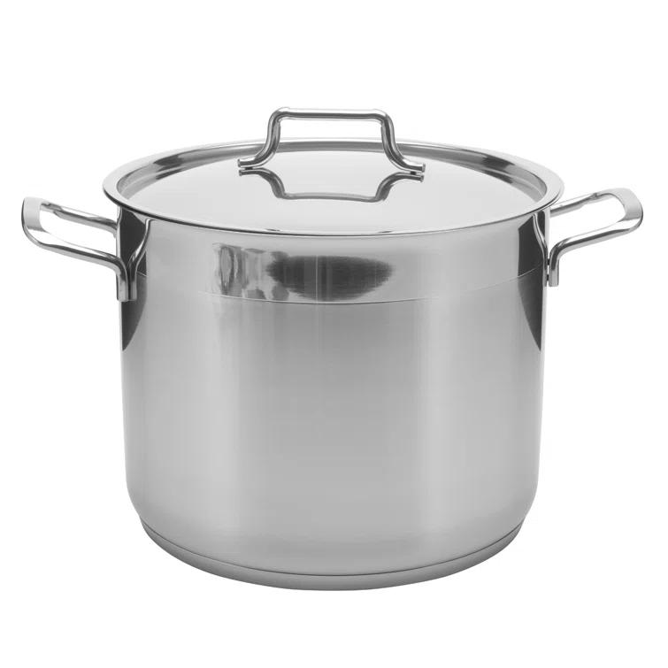 YBM Home YBM Home Hascevher 18/10 Stainless Steel Stock Pot with Lid