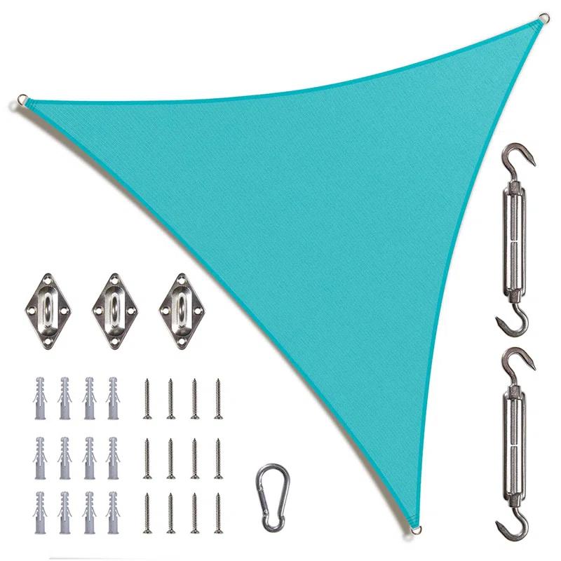 Amgo Amgo Triangle Sun Shade Sail with Hardware Kit