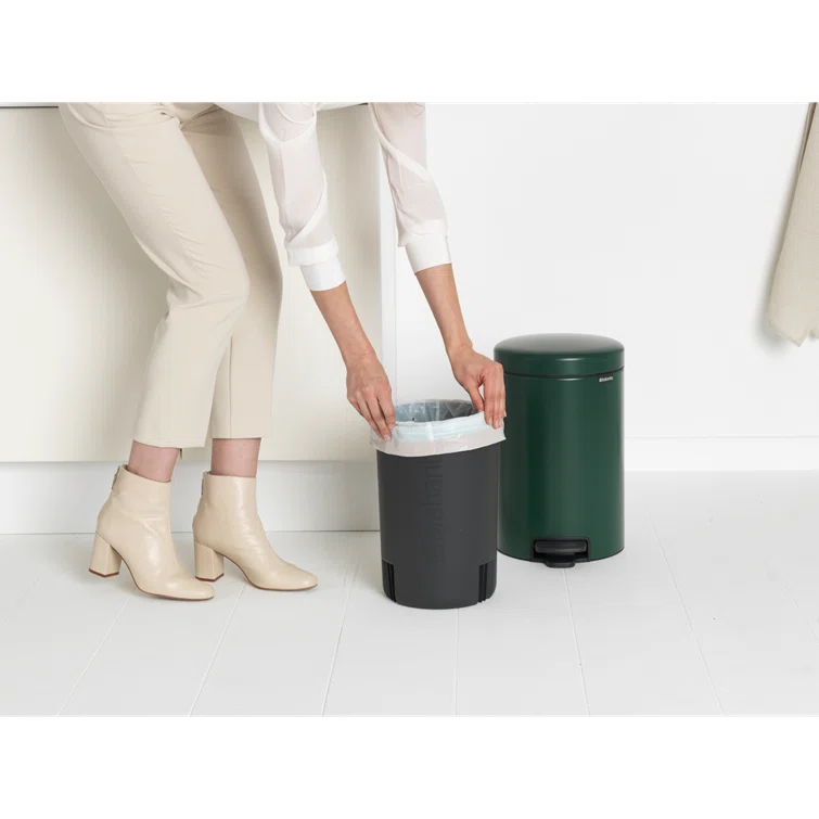 Brabantia Newicon Step On Trash Can, 3.2 Gallon (12 Liter)