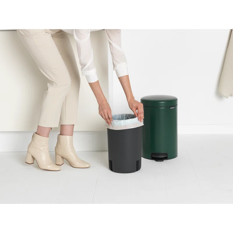 Brabantia Newicon Step On Trash Can, 3.2 Gallon (12 Liter)