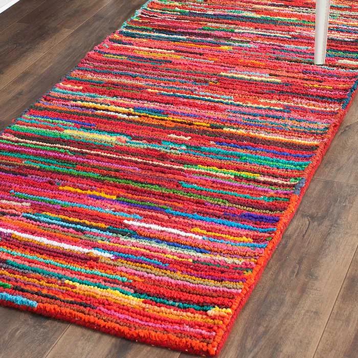 Safavieh Nantucket Hand Tufted Cotton Striped Rug