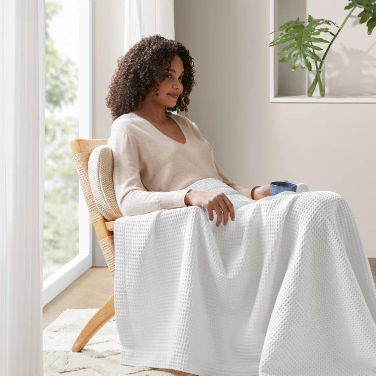Waffle Weave Cotton Blanket