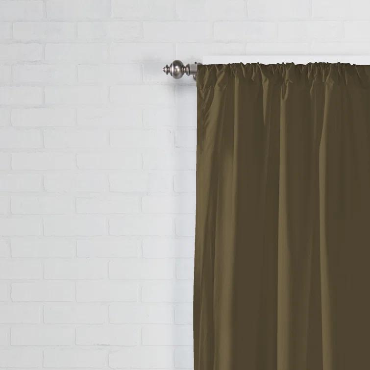 Eclipse Cadenza Microfiber Rod Pocket Panel Pair (2 Panels) (Set of 2)