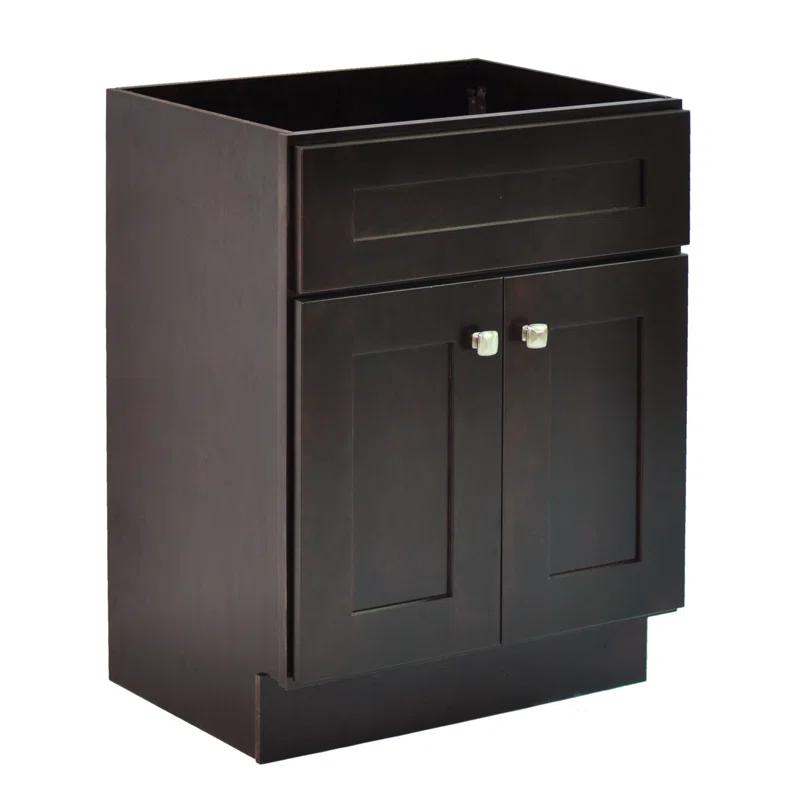 Brookings 30 Inch Bathroom Vanity, Ready to Assemble, Solid Wood, Sherwin Williams – Design House, 587089