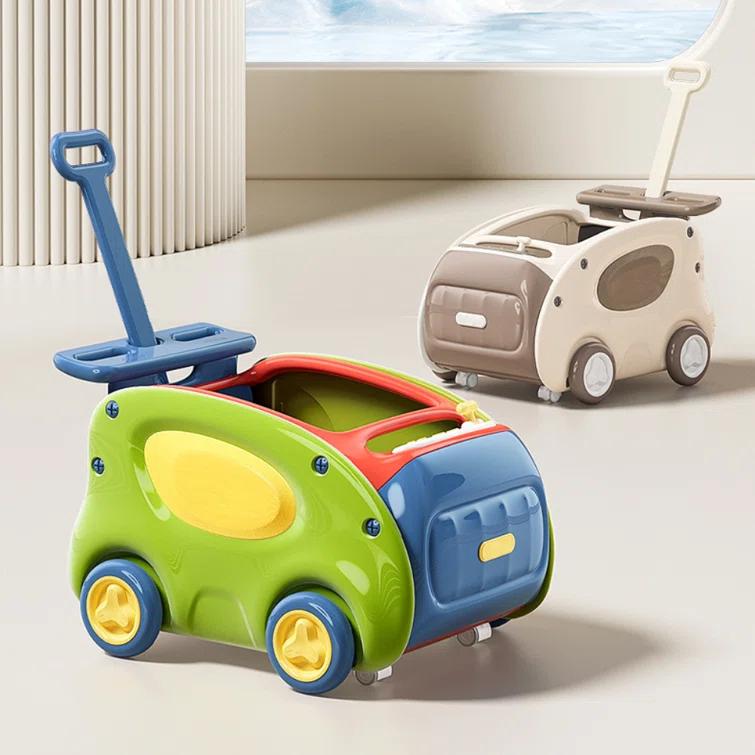 Topteng 5 In 1 Push/Pull Ride on Car for Toddlers