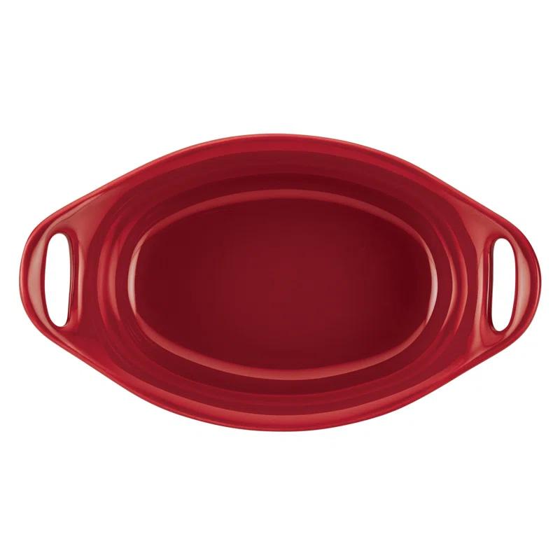 Rachael Ray Rachael Ray Ceramics Oval Au Gratin Baker Set (Set of 2)
