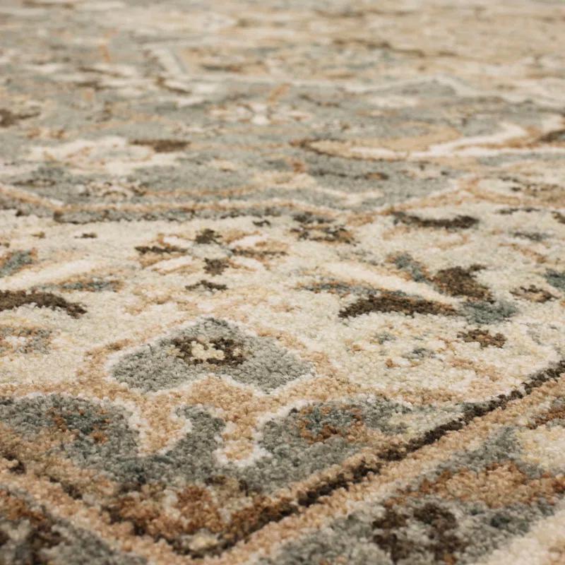 Karastan Euphoria Gray Traditional Ornamental Area Rug