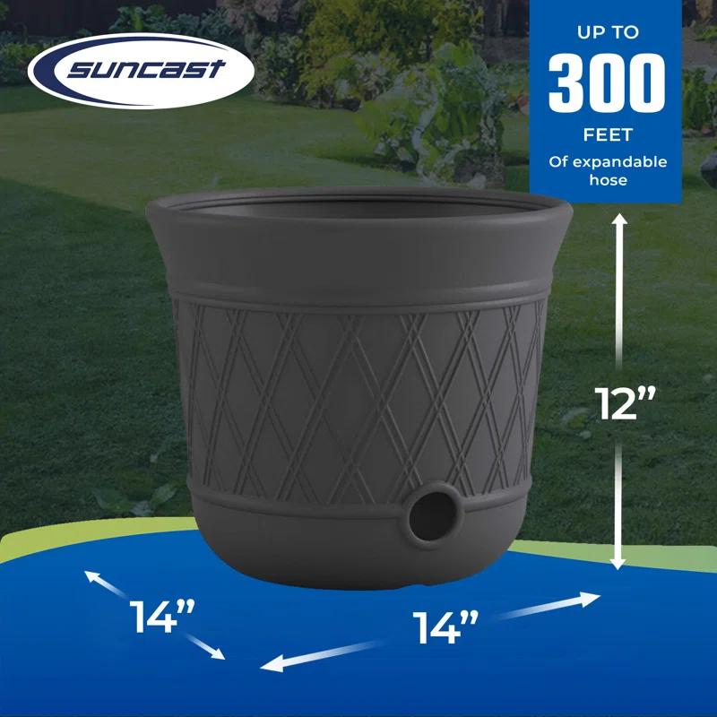 Suncast Plastic Stand Hose Pot