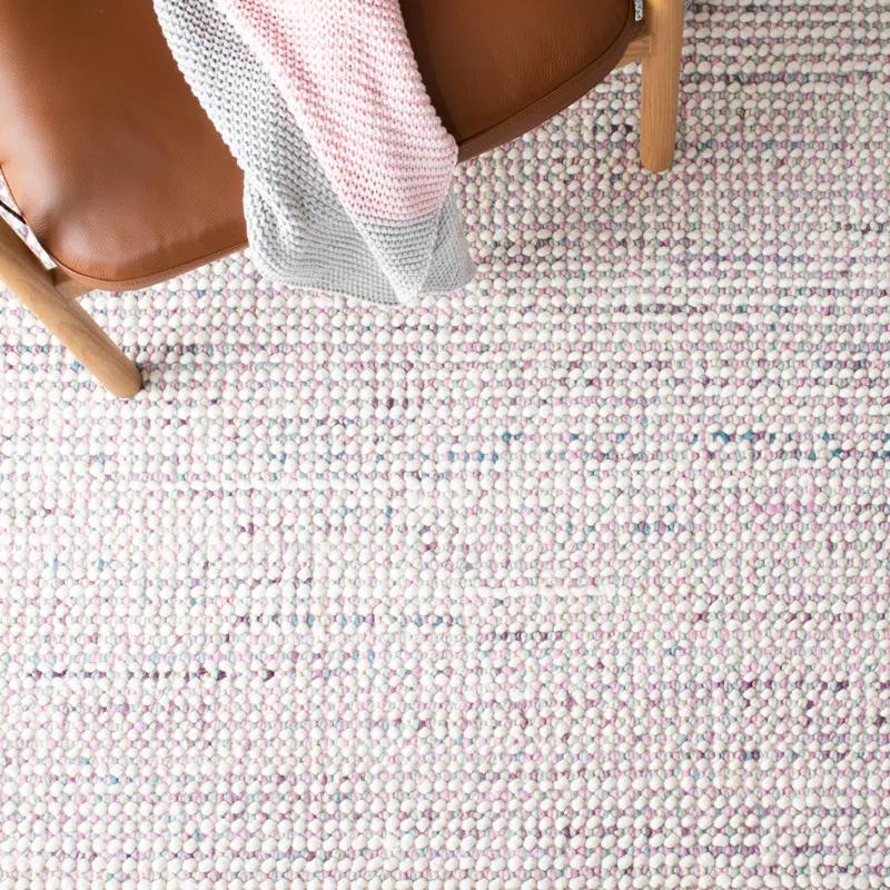 Latitude Run® Vermont Hand Woven Wool Solid Color Rug