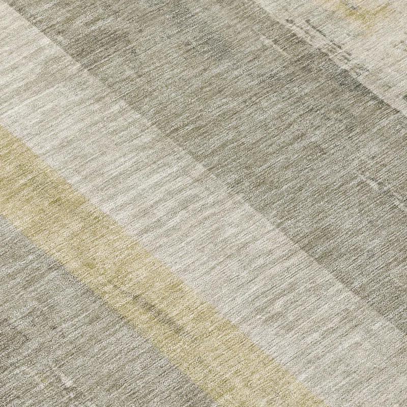 Machine Washable Indoor/Outdoor Cinead ACN1689 Taupe Rug