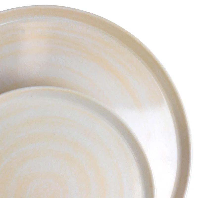12 Piece Melamine Dinnerware Set - Service for 4