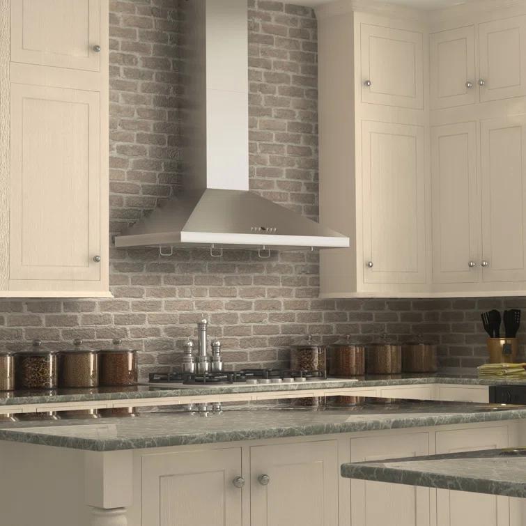 ZLINE KL2CRN-30 ZLINE 30 in. Convertible Vent Convertible Vent Wall Mount Range Hood in Stainless Steel W/ Crown Molding (KL2CRN-30)