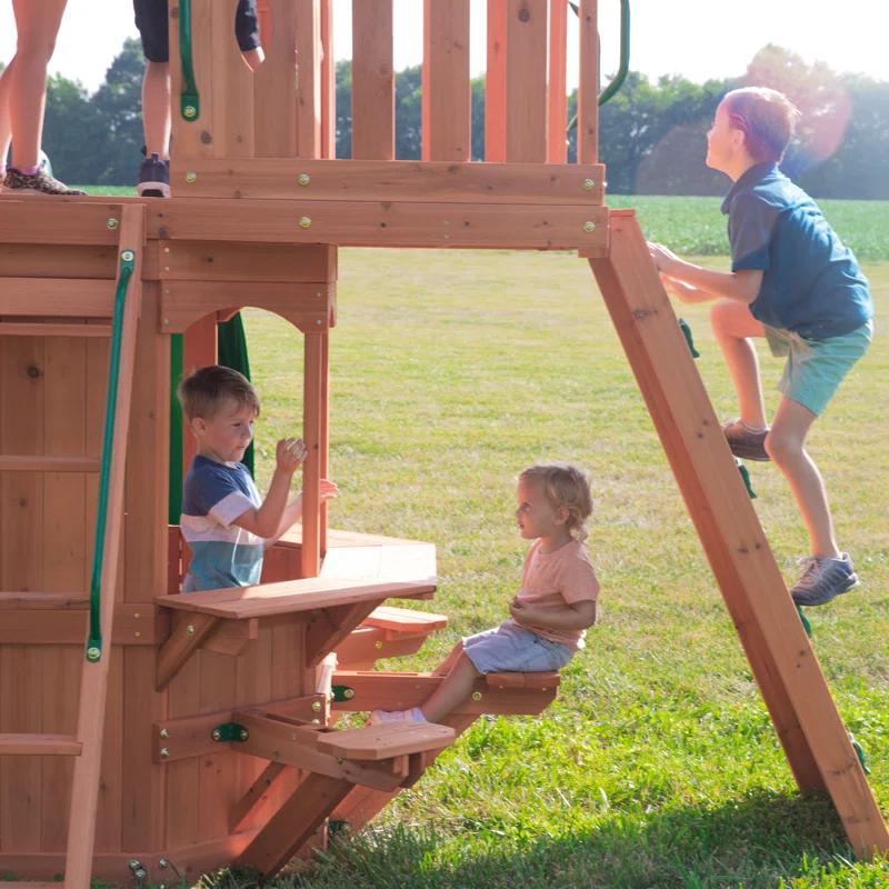 Backyard Discovery Woodland All Cedar Swing Set