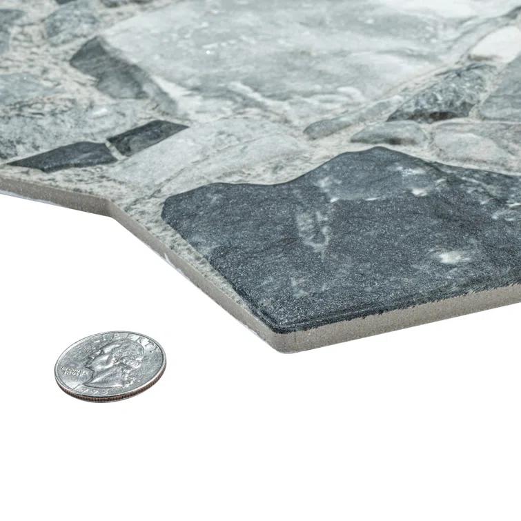 Merola Tile Rambla 15" x 23" Porcelain Stone Look Wall & Floor Tile