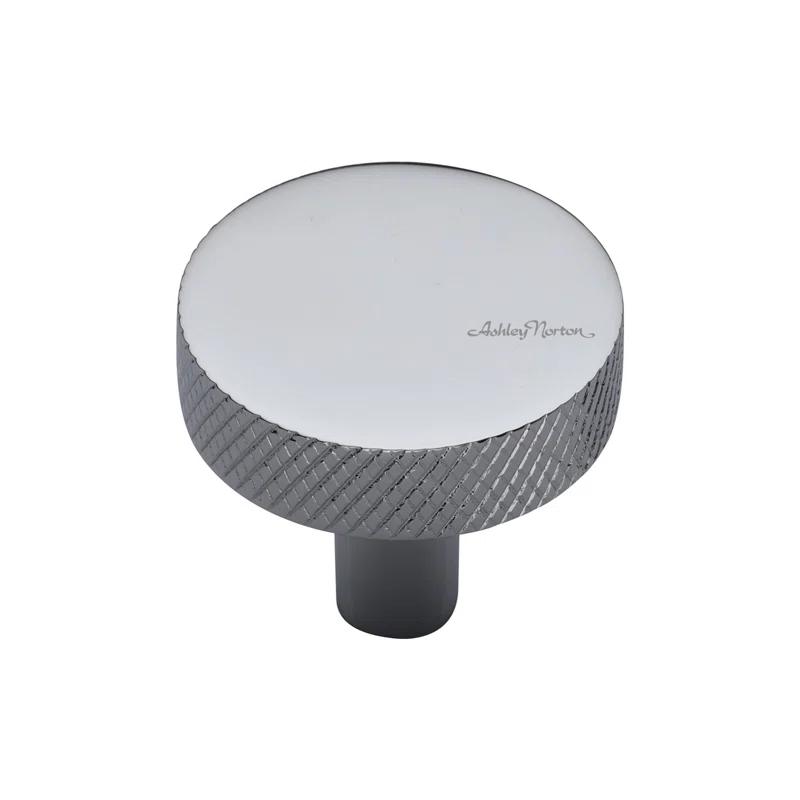 Ashley Norton Knurled 1 1/4" Diameter Round Knob