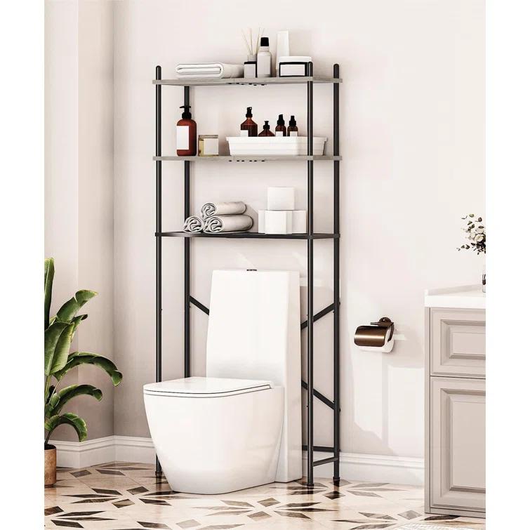 17 Stories Over The Toilet Storage, 3-Tier Over Toilet Bathroom Organizer