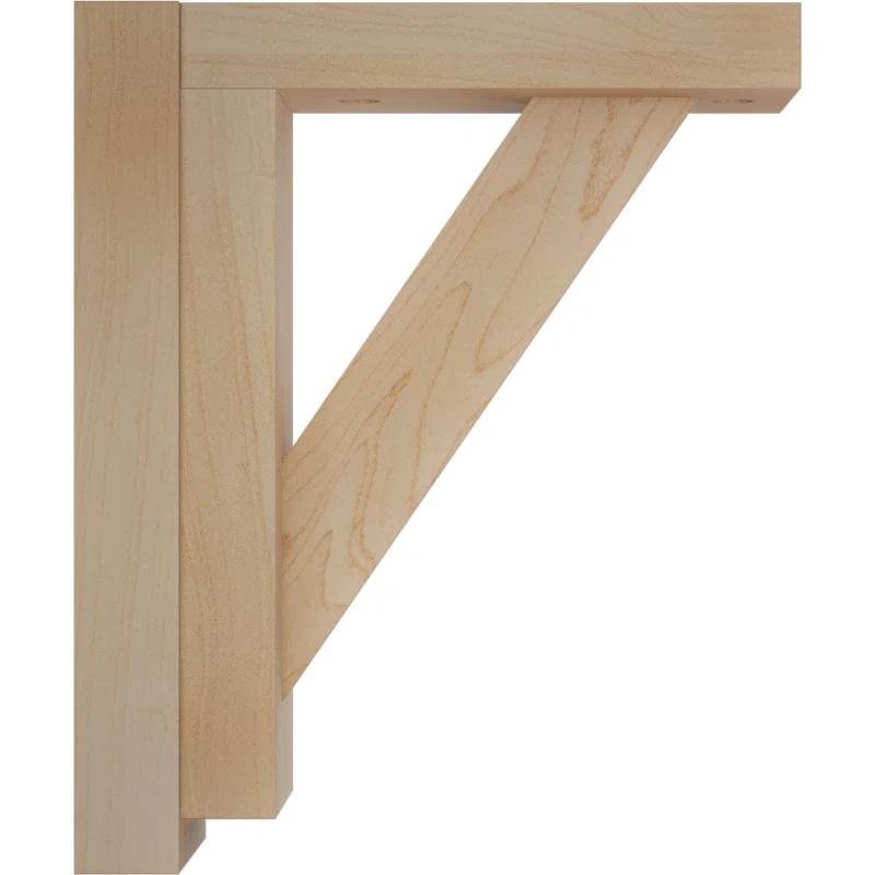 Ekena Millwork Traditional H 2.5'' W D Wood Bracket / Corbel