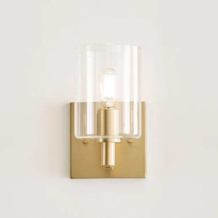 Haines Single Transparent Dimmable Bath Sconce