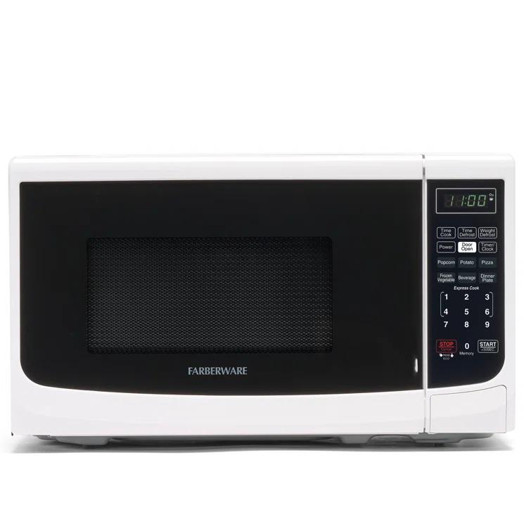 Farberware Farberware Countertop Microwave .7 Cu. Ft. 700-Watt Compact Microwave Oven FMO07ABTWHA