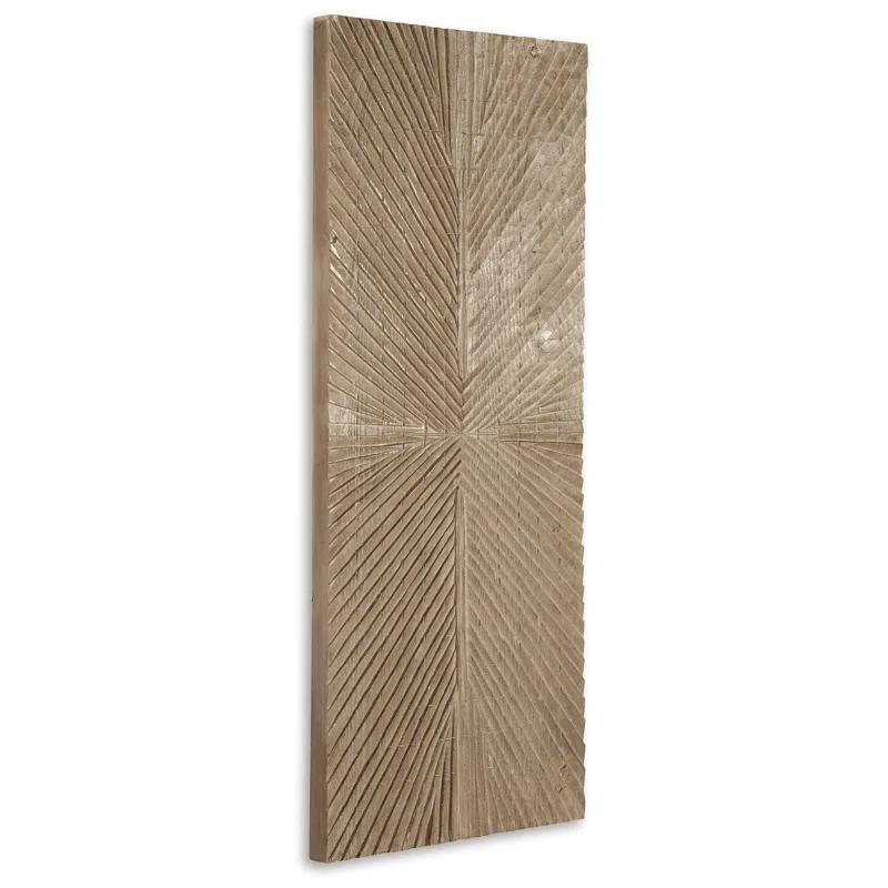 Millwood Pines Aseeb Abstract Wall Decor on Solid Wood