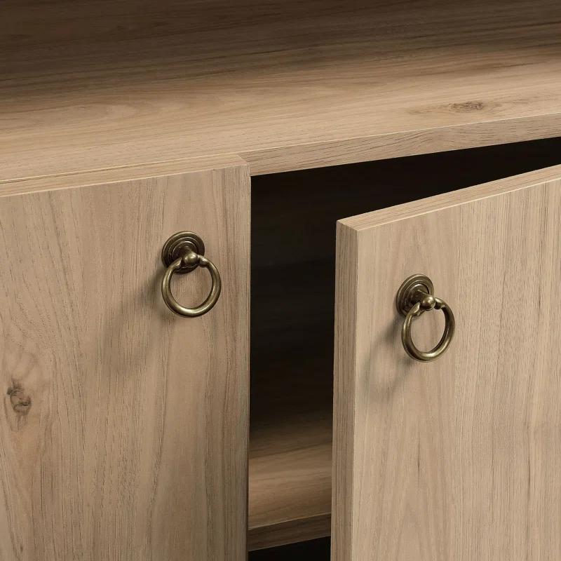Modway Nolan 74" Tall Arched Storage Display Cabinet Bookshelf