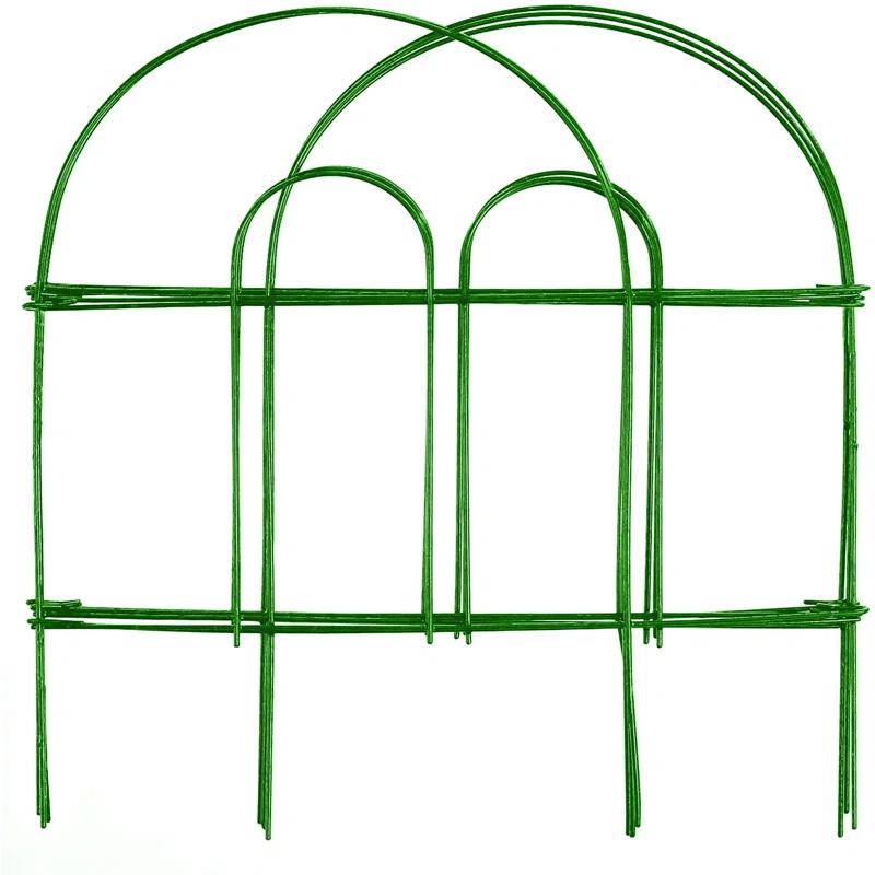 Garden Zone 18'' H x 96'' W Metal Border Fencing