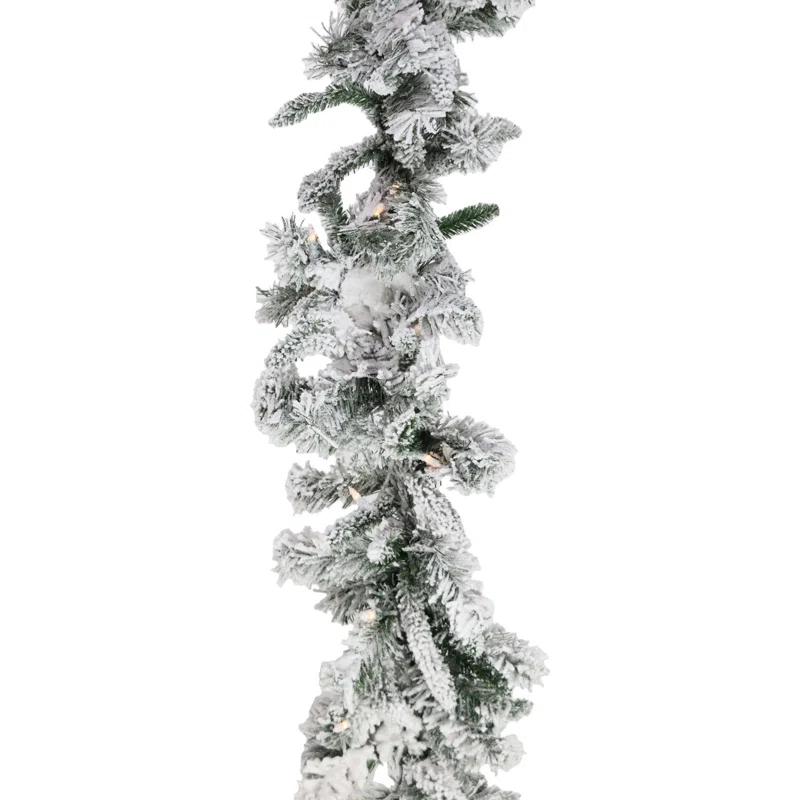 Fraser Hill Farm 108'' in. Lighted Faux Pine Garland