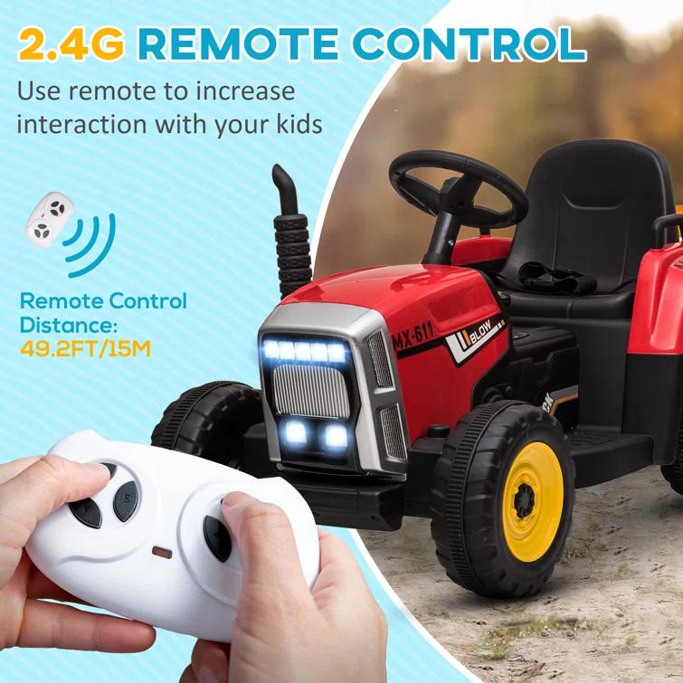 Aosom Aosom 12 Volt 1 Seater All-Terrain Vehicles Battery Powered Ride On with Remote Control