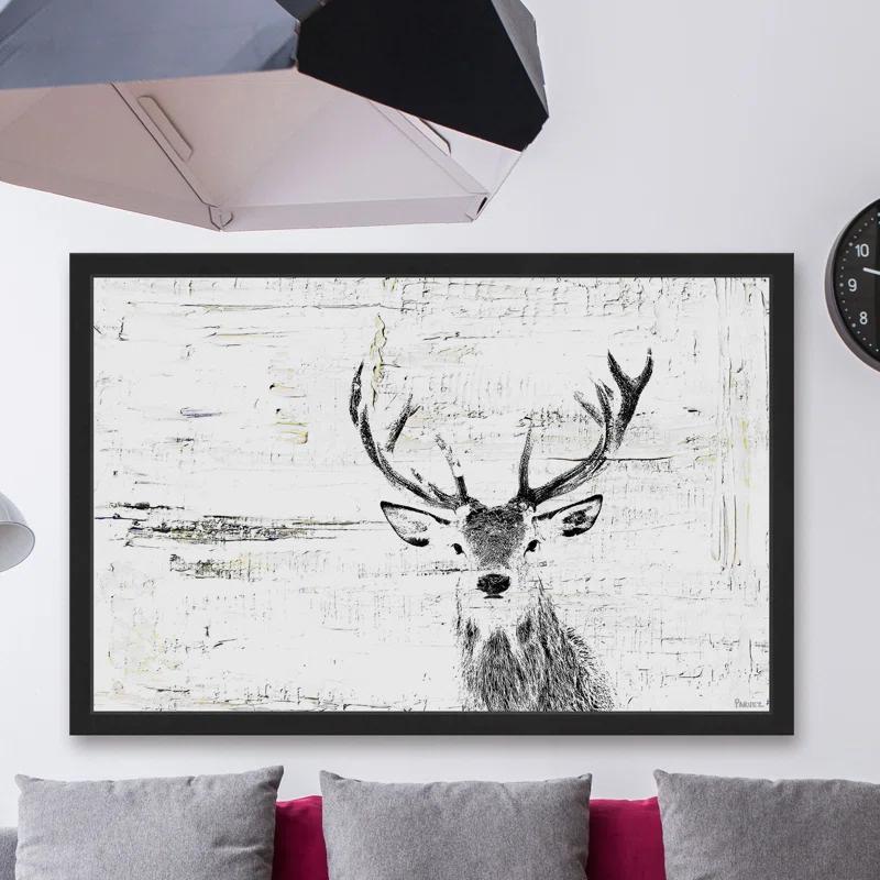 " Inquisitive Deer " Painting Print