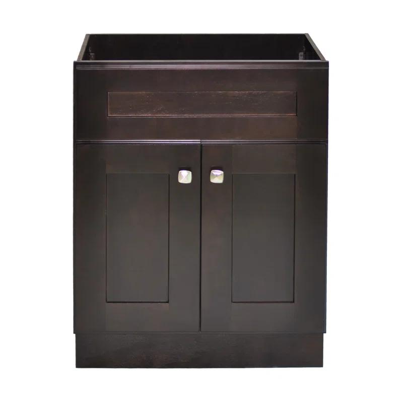 Brookings 30 Inch Bathroom Vanity, Ready to Assemble, Solid Wood, Sherwin Williams – Design House, 587089