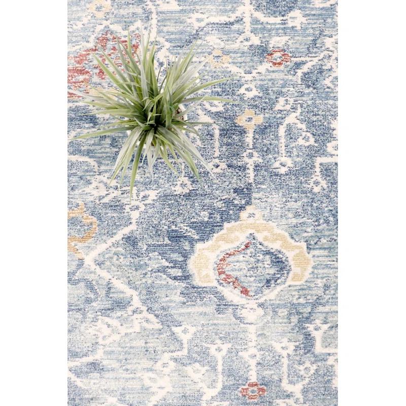 Pasargad Heritage Oriental Light Blue Area Rug