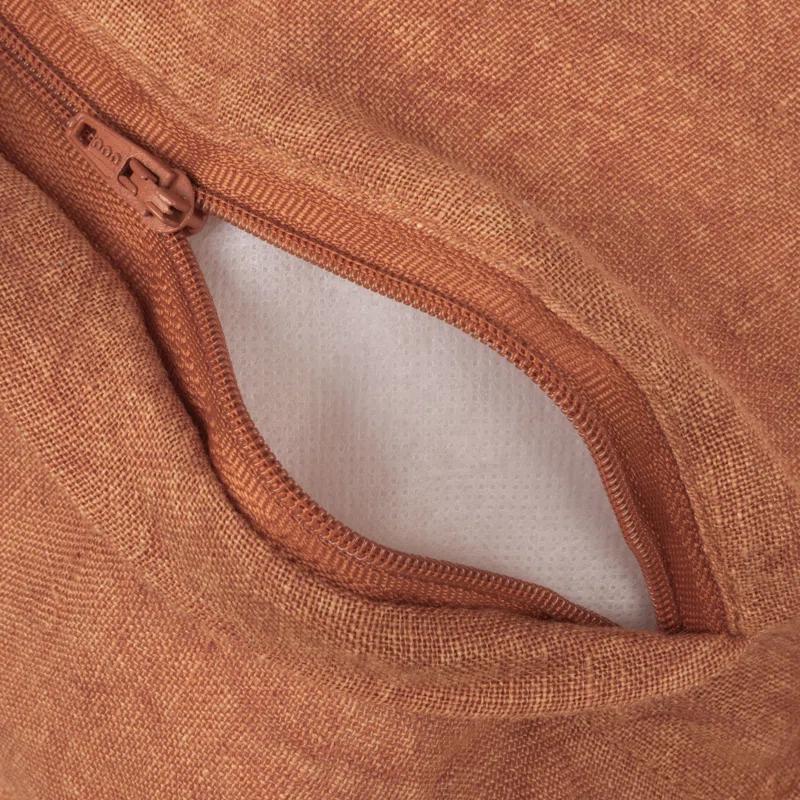 Julianne Linen Throw Square Pillow Cover & Insert