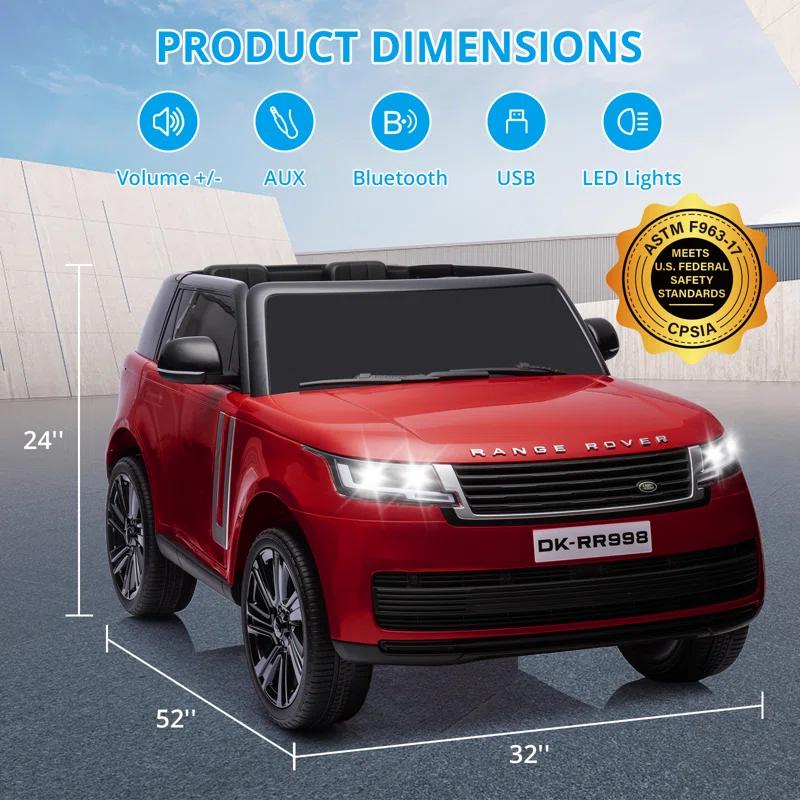 Hetoy 2 Seater Ride On Car For Kids