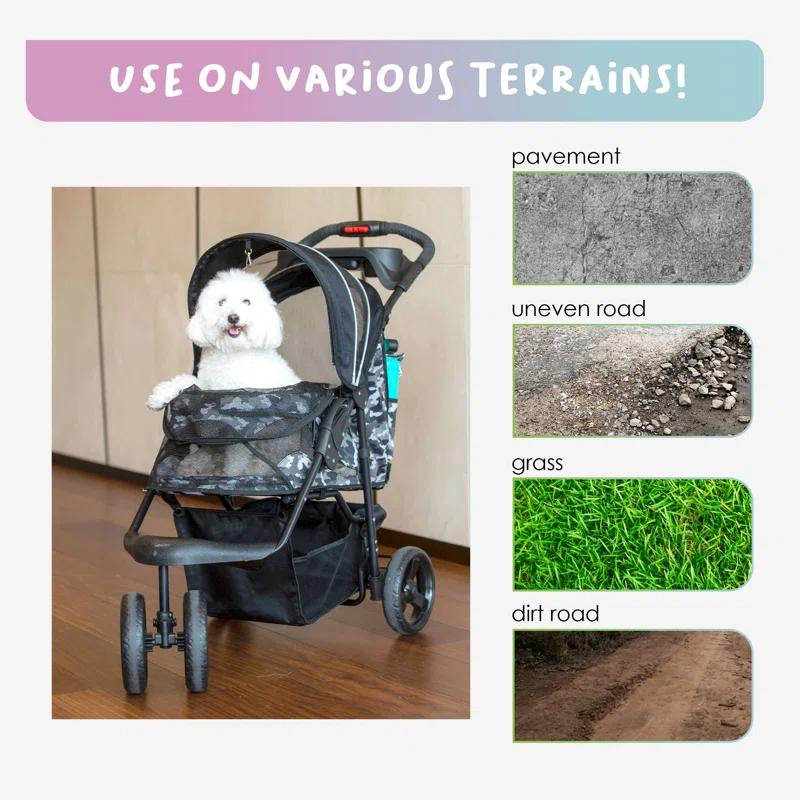 Petique Durable Folding Standard Stroller