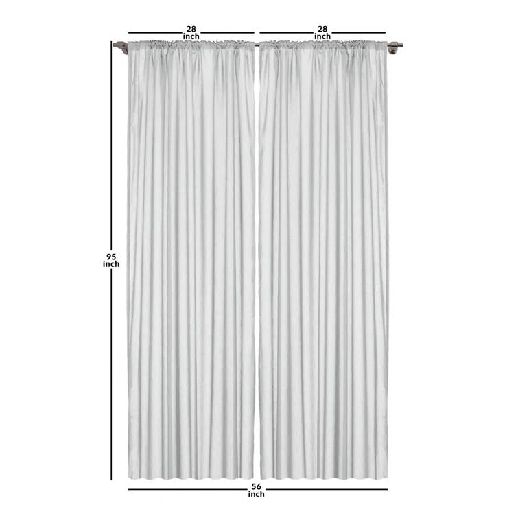 Ambesonne Microfiber Floral Semi-Sheer Rod Pocket Curtain Panels (Set of 2)