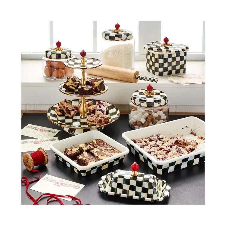MacKenzie-Childs Courtly Check® Kitchen Canister