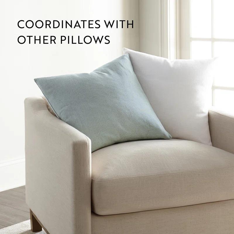 Becky Cameron Solid Cotton Throw Pillow