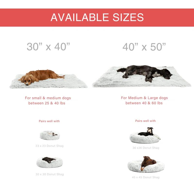 Best Friends By Sheri Best Friends by Sheri Calming Shag Fur Pet Throw Blanket